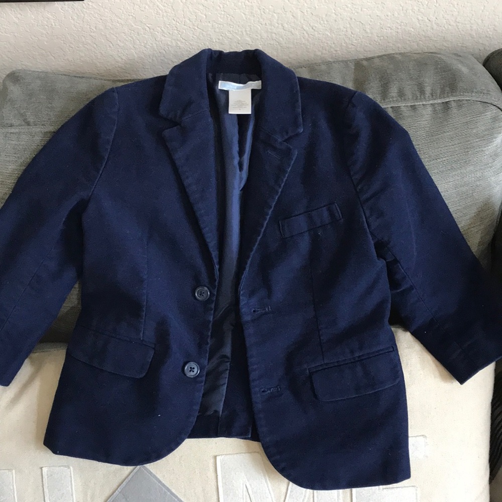 Toddler Boy special occasion velvet blazer